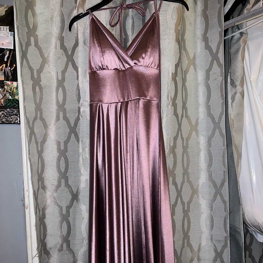 Selling a dress I wore to a wedding ! Size small & Color: Lilac